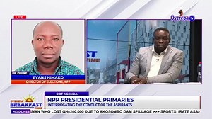 NPP Presidential Race: Kennedy Agyepong should ask himself whether his utterances are destroying the party he wants to lead or uniting it Evans Nimako, Director of Elections, NPP #ElectionField | Oyerepa Live