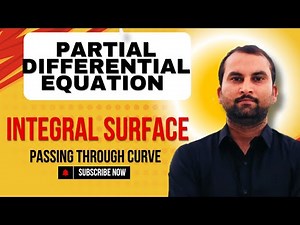 Integral surface passing through a curve | Partial differential equation |harish malviya #bsc #btech