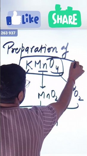 Method of preparation for KMnO4