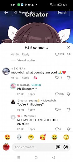 Dude he never told anyone #Meowmid #philippines
