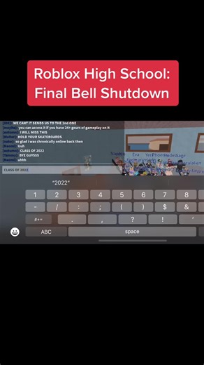 Thanks for the memories, Roblox High School. 2009-2017/2022. #rhs #robloxhighschool #robloxianhighschool #robloxhighschoollegacy #robloxhighschoolfinalbell #finalbell #roblox #oldroblox #fyp