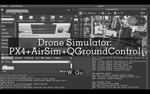 Drone Simulator Setup: PX4 AirSim QGroundControl