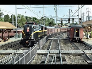 Amazing O Scale PRR Layout! John Sethian's 2-Rail Pennsylvania Railroad Nassau Division