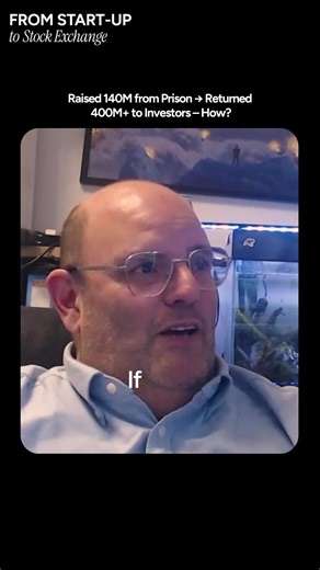 Raised $140M from Prison → Returned $400M to Investors........How?! In this clip from the latest episode of Startup to Stock Exchange, Seth Farbman asks Harel Hershtik, CEO of Scentech Medical, the question every founder dreads: “How do you raise capital that too from prison when even free people struggle to raise on NASDAQ?” In total, across multiple startups built entirely from his prison cell, he raised 140 million shekels And he generated over 400 million shekels in returns for his investors