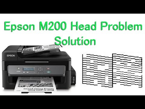 Epson M200 Printer Head Change And Cleaning Step By Step