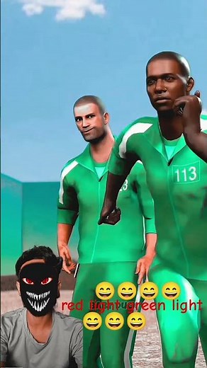 red light green light sqid game #sqidgame #shortvideo #shorts