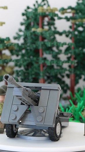 WW2 British Artillery Ordnance QF-25 Pounder made using authentic LEGO parts. Available now at unitedbricks.com #lego #ww2 #british #legoww2 #legowar #legomilitary #brickarms #unitedbricks #war #military #minifigures