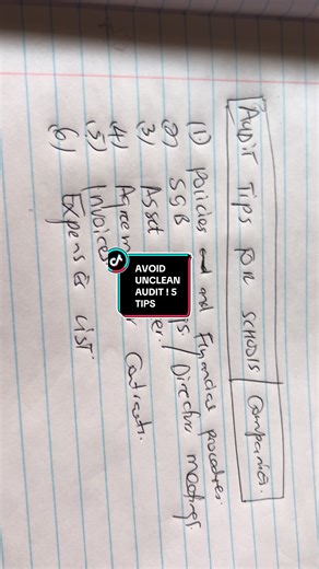 Dodge that unclean audit report nightmare! 5 dead simple tips to keep your books spotless and auditors happy . Save this before tax season hits #audittips#FInTok#cleanaudit#macg #taxtips