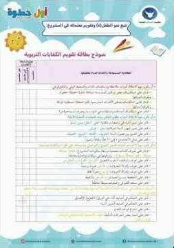 Growth tracking card and learning assessment