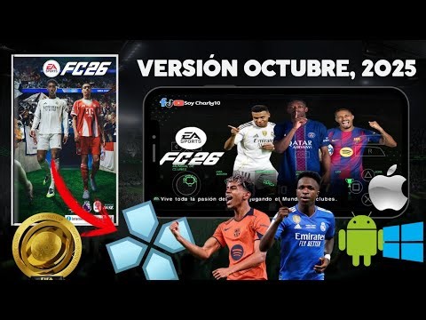 EA SPORTS (PES) FC26 para PPSSPP | MUNDIAL DE CLUBES, fichajes actualizados, cámara PS4! 🤩🔝🔥