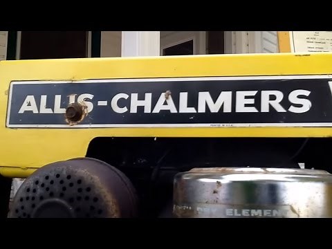 1967 Allis Chalmers B-112 garden tractor