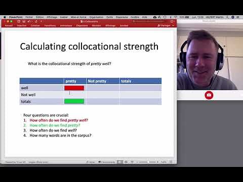 Collocation measures in corpus linguistics