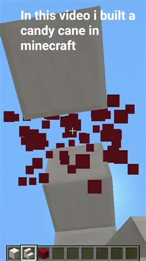Minecraft i Built a Candy Cane!...