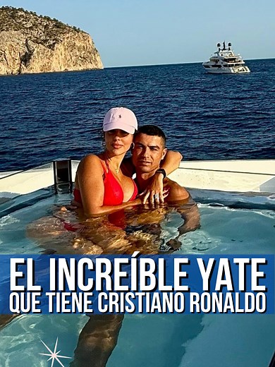 El increíble yate de Cristiano Ronaldo