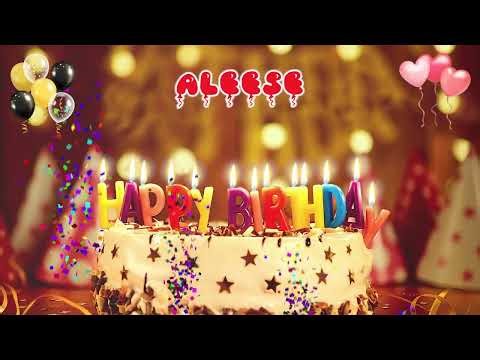 ALEESE Happy Birthday Song – Happy Birthday to You