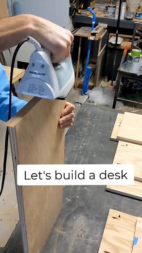 Building a Plywood Desk From Scratch