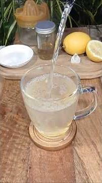 Lemon Honey Sea Salt Tea 🍋 Simple Throat Soothing Blend