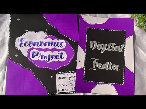 Economics project on Digital India Class 12 | Project on Digital India