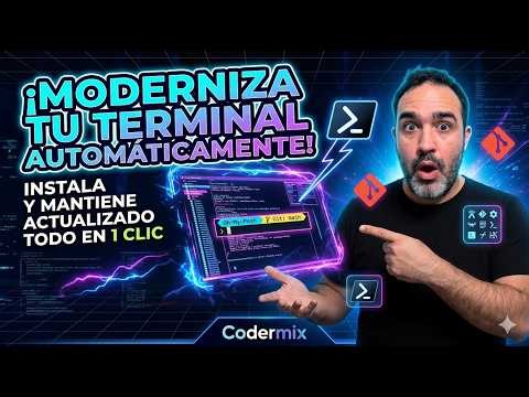 ⚡ Moderniza tu Terminal Windows | PowerShell 7 + Oh-My-Posh + Nerd Fonts + Tokyo Night 2025