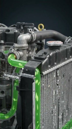 How Car Water Pump Works in Detail 🚗💧 #Shorts #Car #Engine