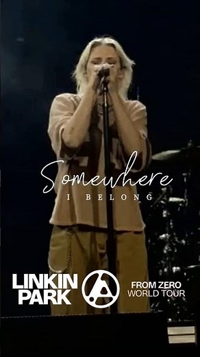 Somewhere I Belong live - From Zero World Tour 2025 | LINKIN PARK #linkinpark #shorts