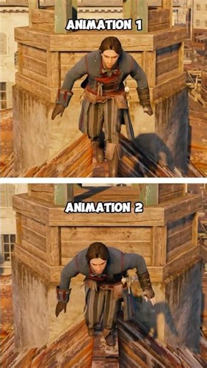 AC Unity Rare Parkour Moves Comparision