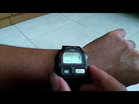 Vintage Casio BP-100 blood pressure monitor watch full testing