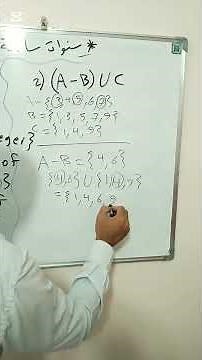 (15) #discrete_math سنوات سابقة على المجموعات sets
