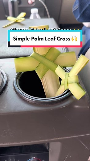 DIY Palm Leaf Cross Tutorial for Palm Sunday