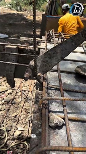 Strong Rebar Foundation Build Process 🏗️🔩 #Construction #Concrete #Building