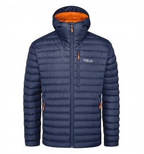 Men's Rab Microlight Alpine (Deep Ink/Marmelade) jacket - Alpinstore