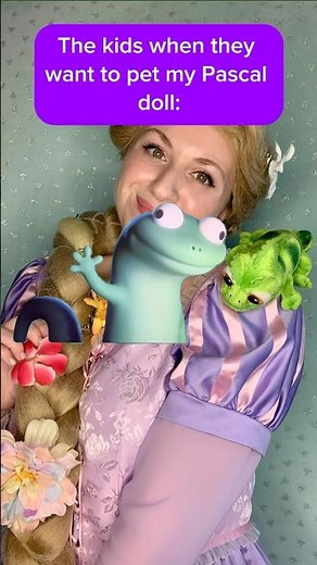 Pascal is NOT a lizard! 😂 #shorts #funny #tangled