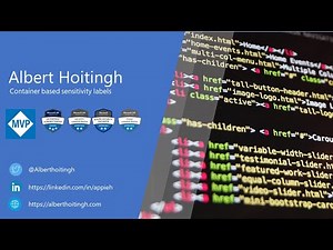 Container based labels - new settings for sensitivity labels