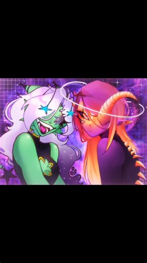 ART COLLAB W OXIE!! (OUR ALIEN OC) #きゅうくらりん #music #artist #oc #shorts #trending