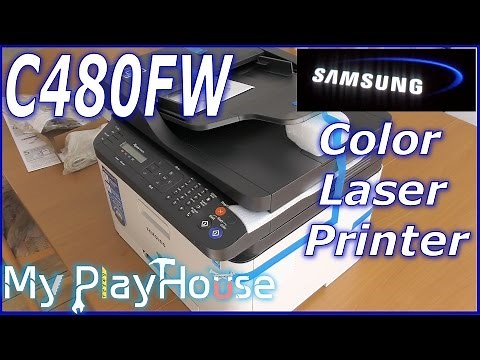 Samsung C480FW Color Laser, Unboxing & first print - 347