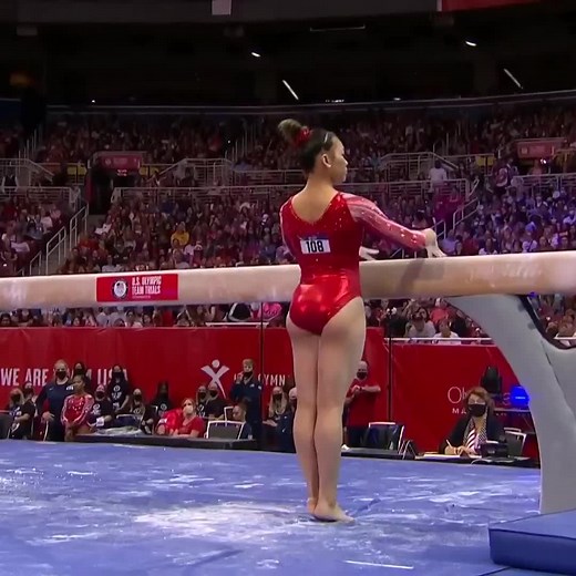 Suni Lee is the beam queen. 👑 | NBC Olympics & Paralympics