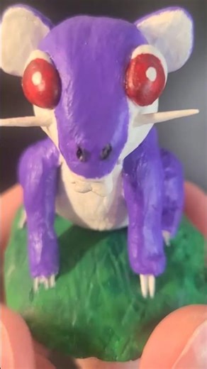 Clay Sculpting Sunday Rattata Edition | Pokémon Art