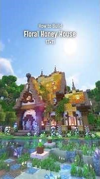 Floral Honey House | Minecraft Fantasy Build Tutorial