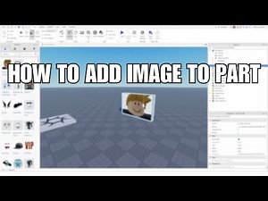 HOW TO ADD IMAGE TO PART 2025 ROBLOX STUDIO TUTORIAL [WORKING]