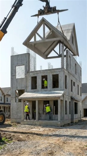 Building a Complete Modern American House with a Strong Architectural Identity