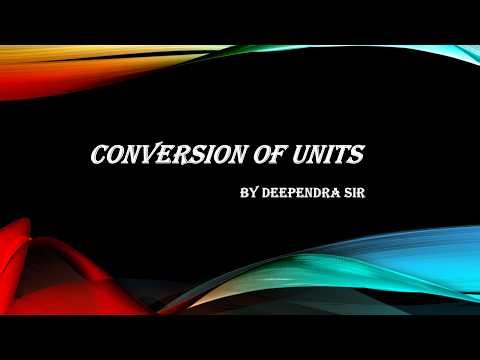 Conversion of Units – Complete Guide with Examples | #physics #unitconversion #chemistry