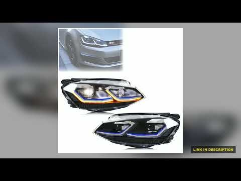 LED Headlights for Volkswagen VW Golf 7 MK7 VII 20132017 Sequential Turn Signal Front Lamps