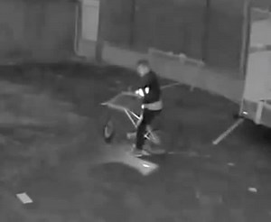 PROWLER ALERT: Canton IL near town square/Dollar General. On Saturday January 3rd at 11pm, CCTV captured an adult male on a child-sized bike as he accessed a restricted area of our property. While there he attempt to remove property. This person was also seen inside this restricted area a few days earlier during the daytime hours. Picture in comments. As a local business and community member we won't tolerate this type of behavior and you shouldn't either. Stay vigilant .Together we can make Can