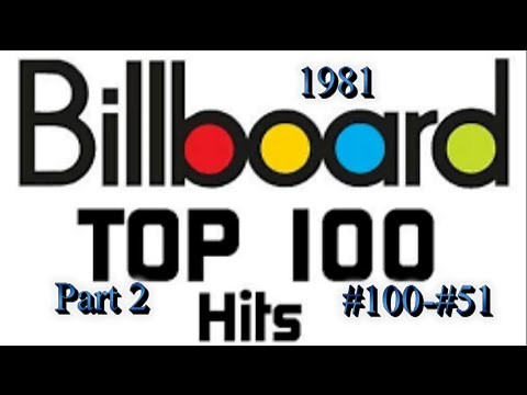 Billboard's Top 100 Songs Of 1981 Part 2 #100 #51