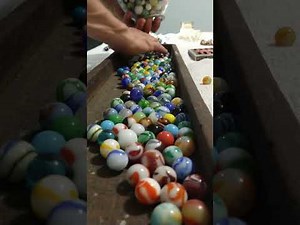 American machine-made marbles Allie Akro Agates Vitro Master Made Marble King