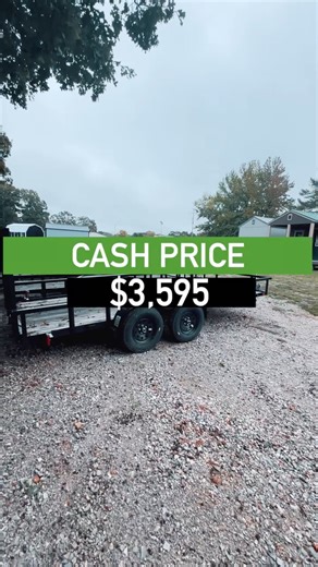 Check out this 6x12 Carry On Utility Trailer, ready to haul whatever...