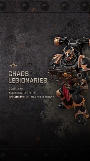 Warhammer 40,000: Battlesector - Black Legion | Remorseless Forces - Chaos Legionaries