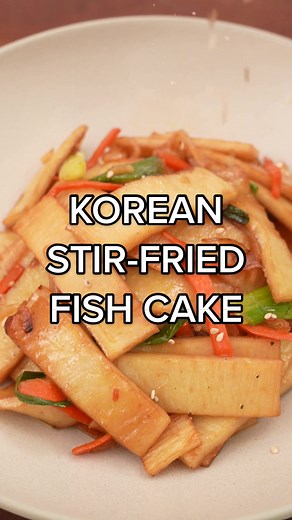 Easy Korean Stir-Fried Fish Cake Recipe