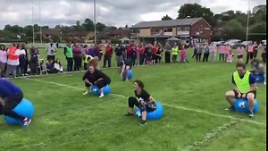 1K views · 48 reactions | The staff getting into the spirit of things today with a space hopper race!  | Petty Pool Vocational College | Facebook