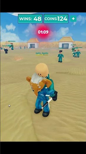 Squid X Game Red Light Green Light – Carrying a Player on My Back!